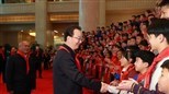 王宁会见云南省第七次少代会代表时寄语全省各族少年儿童：努力成长为德智体美劳全面发展的社会主义建设者和接班人